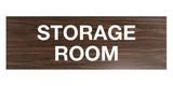 Walnut Signs ByLITA Basic Storage Room