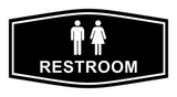 Fancy Unisex Restroom Sign