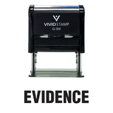EVIDENCE Self Inking Rubber Stamp