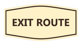 Signs ByLITA Fancy Exit Route Sign