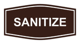 Signs ByLITA Fancy Sanitize Sign