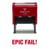 Red Epic Fail Novelty Stamp