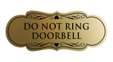 Signs ByLITA Designer Do Not Ring Doorbell Sign