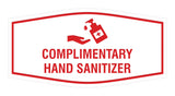 Fancy Complimentary Hand Sanitizer Sign