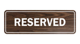 Signs ByLITA Standard Reserved Sign