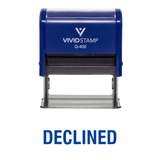 DECLINED Self Inking Rubber Stamp