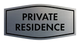 Fancy Private Residence Wall or Door Sign