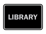 Signs ByLITA Classic Library Sign