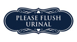 Designer Please Flush Urinal Wall or Door Sign