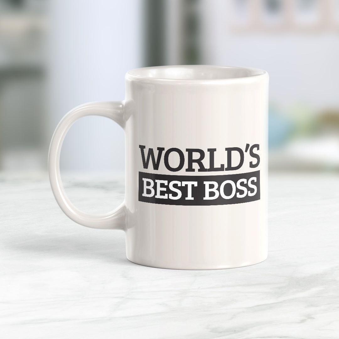 World's Best Boss 11oz Coffee Mug - Funny Novelty Souvenir