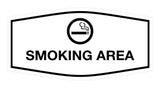 Signs ByLITA Fancy Smoking Area Sign
