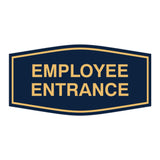 Fancy Employee Entrance Sign