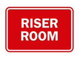 Signs ByLITA Classic Framed Riser Room
