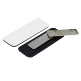 Name Tag / Badge Blanks - 50 Pack - 1" X 3", Round Corners, Magnetic Backing