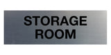 Brushed Silver Signs ByLITA Basic Storage Room