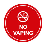 Signs ByLITA Circle No Vaping Sign