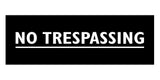 Signs ByLITA Basic No Trespassing Sign
