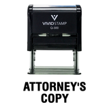 Attorney's Copy Self Inking Rubber Stamp
