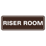 Riser Room Door / Wall Sign