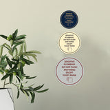 Circle Sensitive Plumbing Do Not Flush Anything Except Toilet Paper Wall or Door Sign