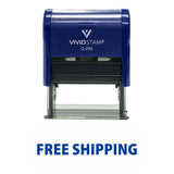FREE SHIPPING Self Inking Rubber Stamp