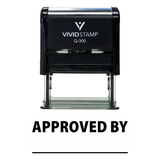 APPROVED BY Self Inking Rubber Stamp