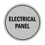 Signs ByLITA Circle Electrical Panel Sign