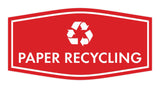Fancy Paper Recycling Wall or Door Sign