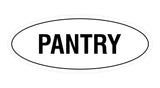Signs ByLITA Oval Pantry Sign