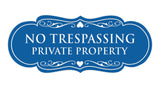 Signs ByLITA Designer No Trespassing Private Property Sign