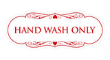 Signs ByLITA Designer Hand Wash Only Sign