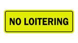 Signs ByLITA Standard No Loitering Sign