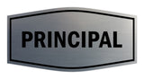 Signs ByLITA Fancy Principal Sign with Adhesive Tape, Mounts On Any Surface, Weather Resistant, Indoor/Outdoor Use