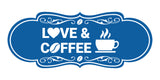 Designer Love and Coffee Wall or Door Sign
