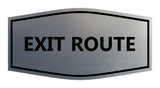 Signs ByLITA Fancy Exit Route Sign