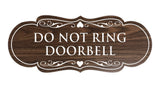 Signs ByLITA Designer Do Not Ring Doorbell Sign