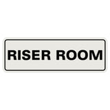 Riser Room Door / Wall Sign