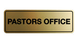 Signs ByLITA Standard Pastors Office Sign