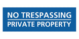 Signs ByLITA Basic No Trespassing Private Property Sign