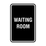 Portrait Round Waiting Room Sign