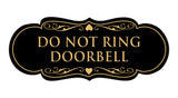 Signs ByLITA Designer Do Not Ring Doorbell Sign
