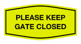 Signs ByLITA Fancy Please Keep Gate Closed Sign