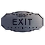 EXIT Victorian Door / Wall Sign