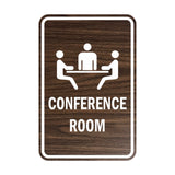 Portrait Round Conference Room Sign
