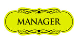 Signs ByLITA Designer Manager Sign
