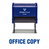 Blue Office Copy Self Inking Rubber Stamp