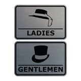 Signs ByLITA Classic Framed Ladies And Gentlemen Sign Set