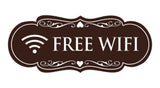 Signs ByLITA Designer Free Wifi Sign