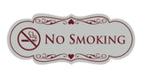 Signs ByLITA Designer No Smoking Sign