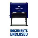 Documents Enclosed Self Inking Rubber Stamp
